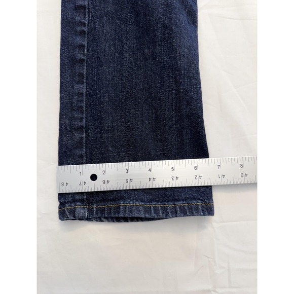 Signature Levi Strauss Jeans Mens 30x32 Dark Blue Athletic Straight Fits 31x32 - Picture 3 of 10